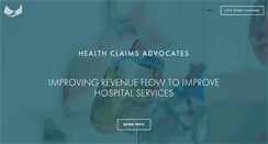 Desktop Screenshot of healthclaimsadvocates.com